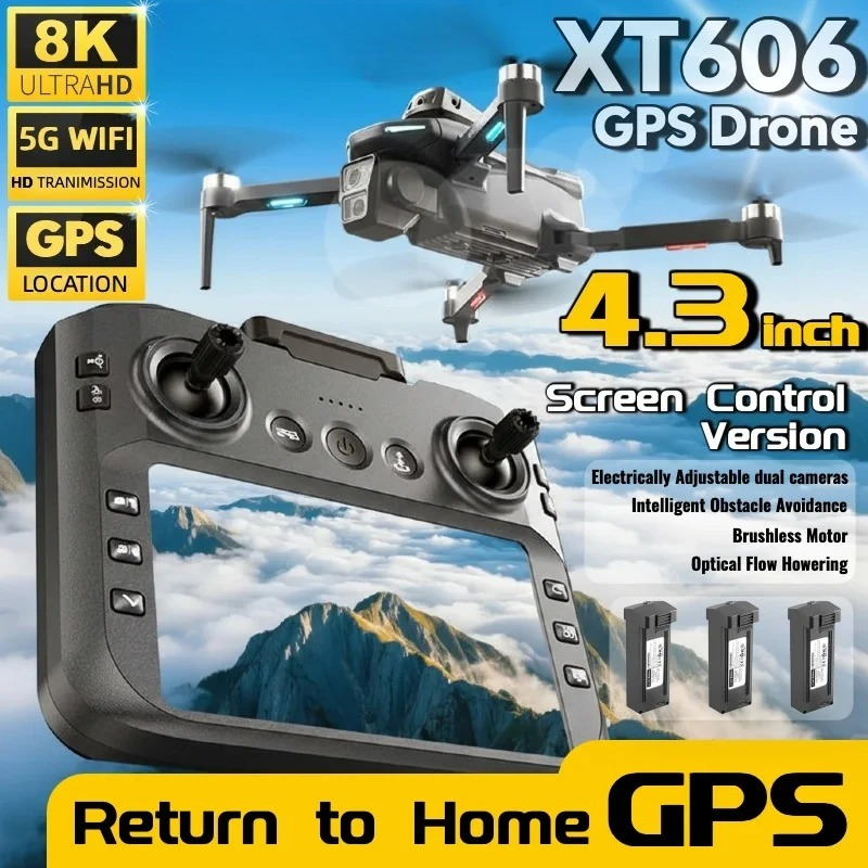 Drone Mapping - 베스트딜 XT606 MAX 드론 GPS 4K