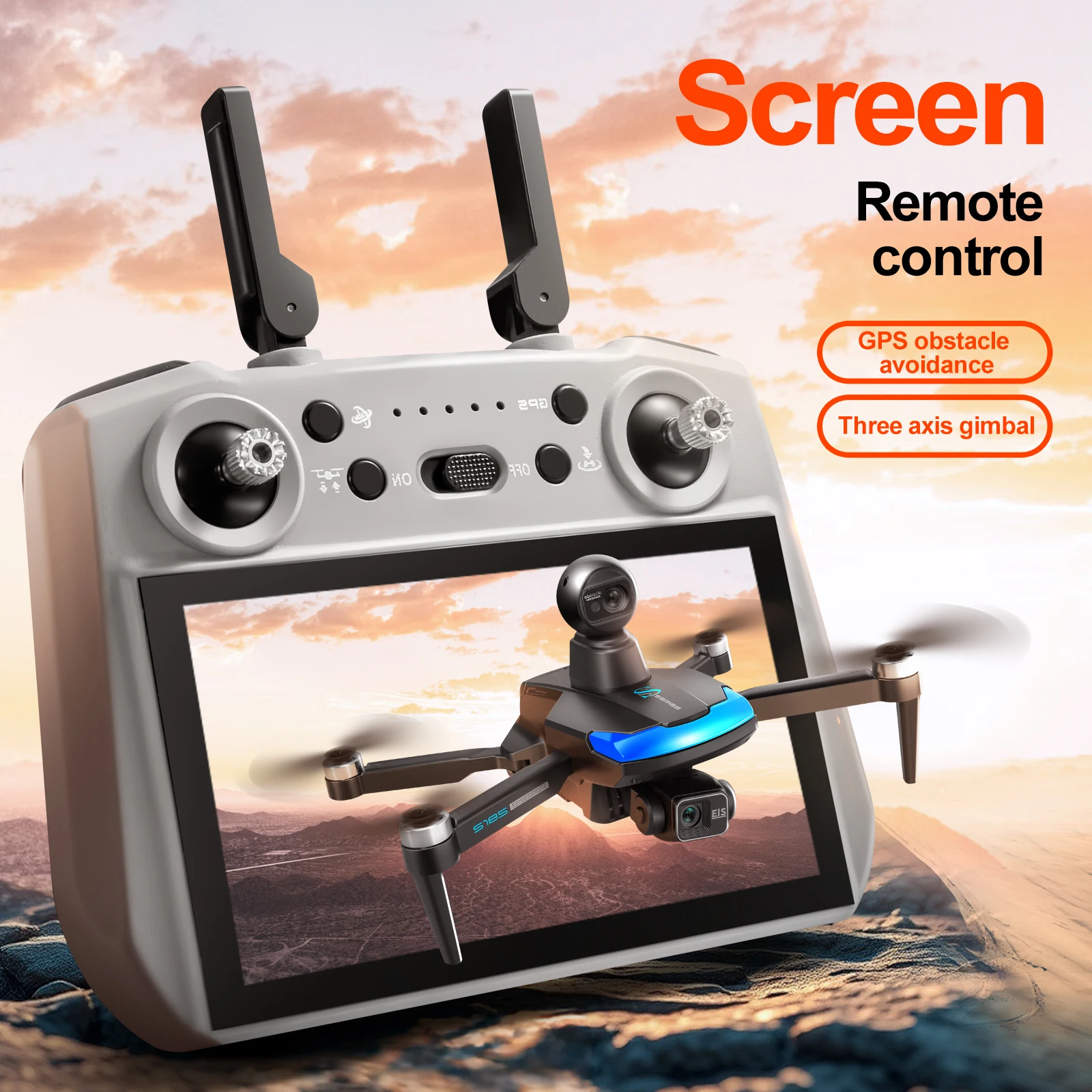 S185 전문 드론 2.7K HD 듀얼 카메라 터치 스 - Drone Mapping 리뷰 및 가격
