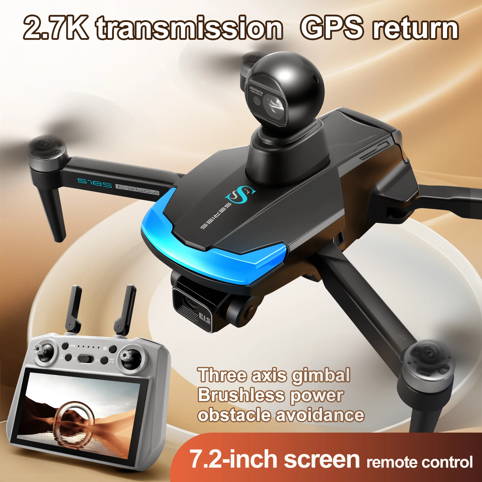 S185 전문 드론 2.7K HD 듀얼 카메라 터치 스 - Drone Mapping 리뷰 및 가격