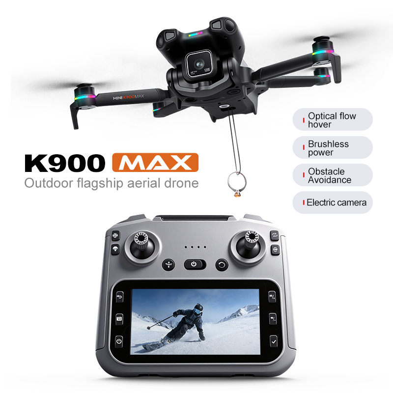 새로운 K900 MAX GPS 드론 카메라 낚시 에어드 - Drone Mapping 리뷰 및 가격