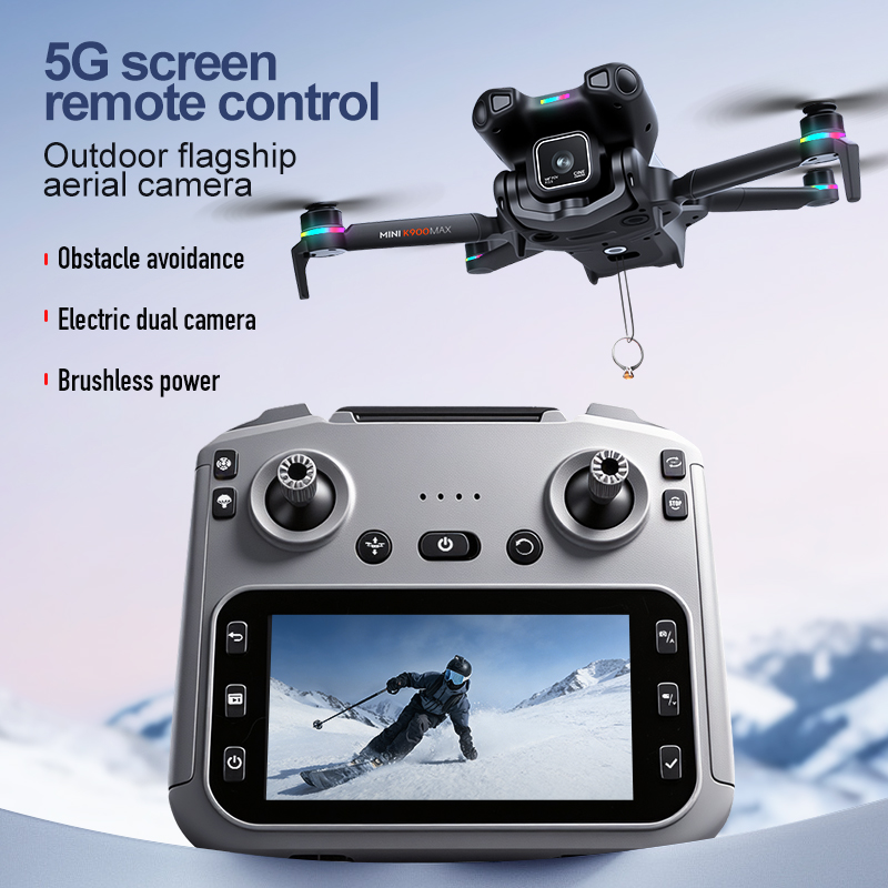 새로운 K900 MAX GPS 드론 카메라 낚시 에어드 - Drone Mapping 리뷰 및 가격
